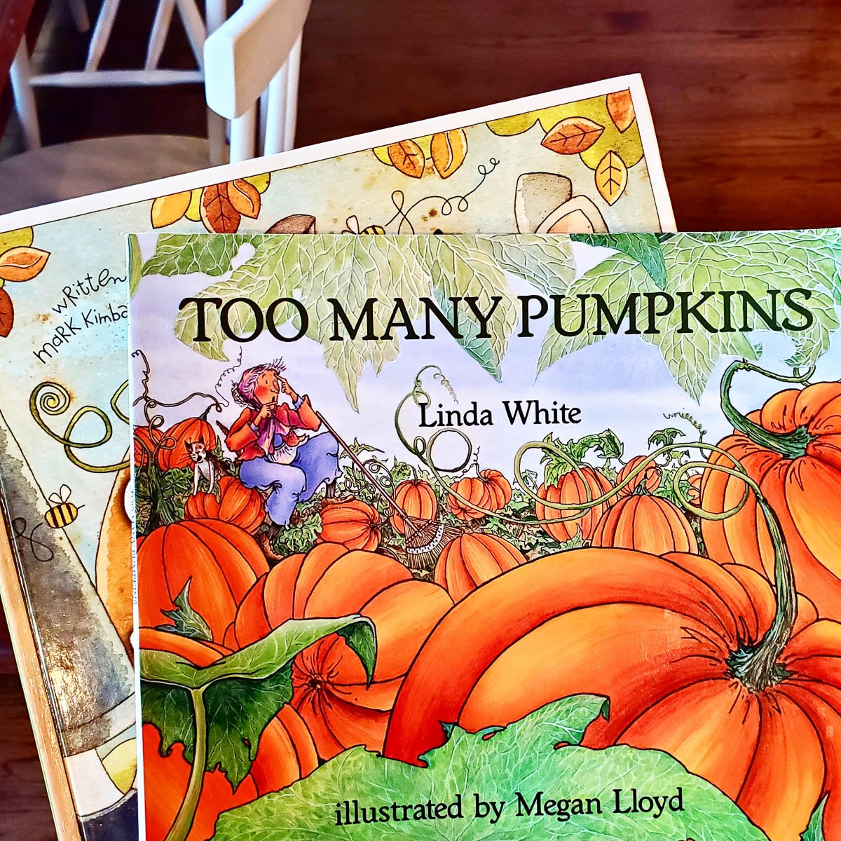 Front Cover of "Too Many Pumpkins"