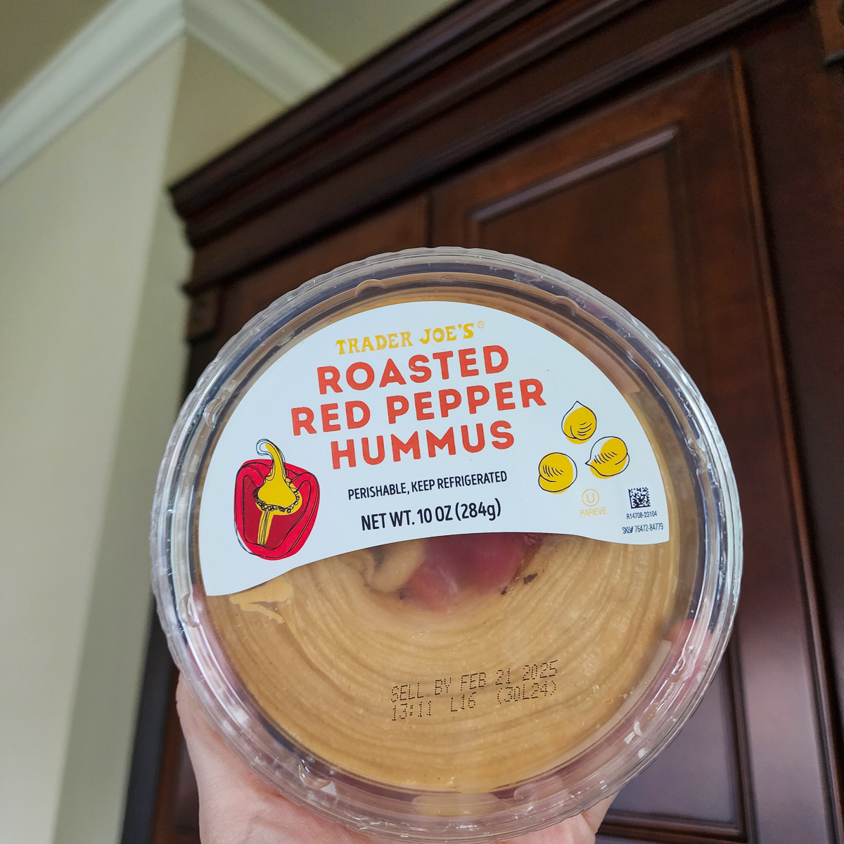 Roasted Red Pepper Hummus from Trader Joe's 