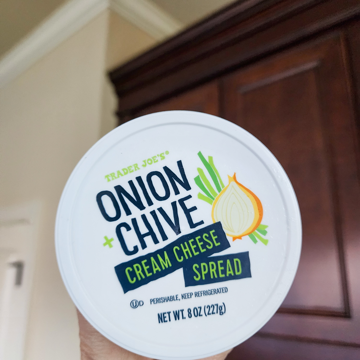 Onion Chive Cream Cheese Spread from Trader Joe's