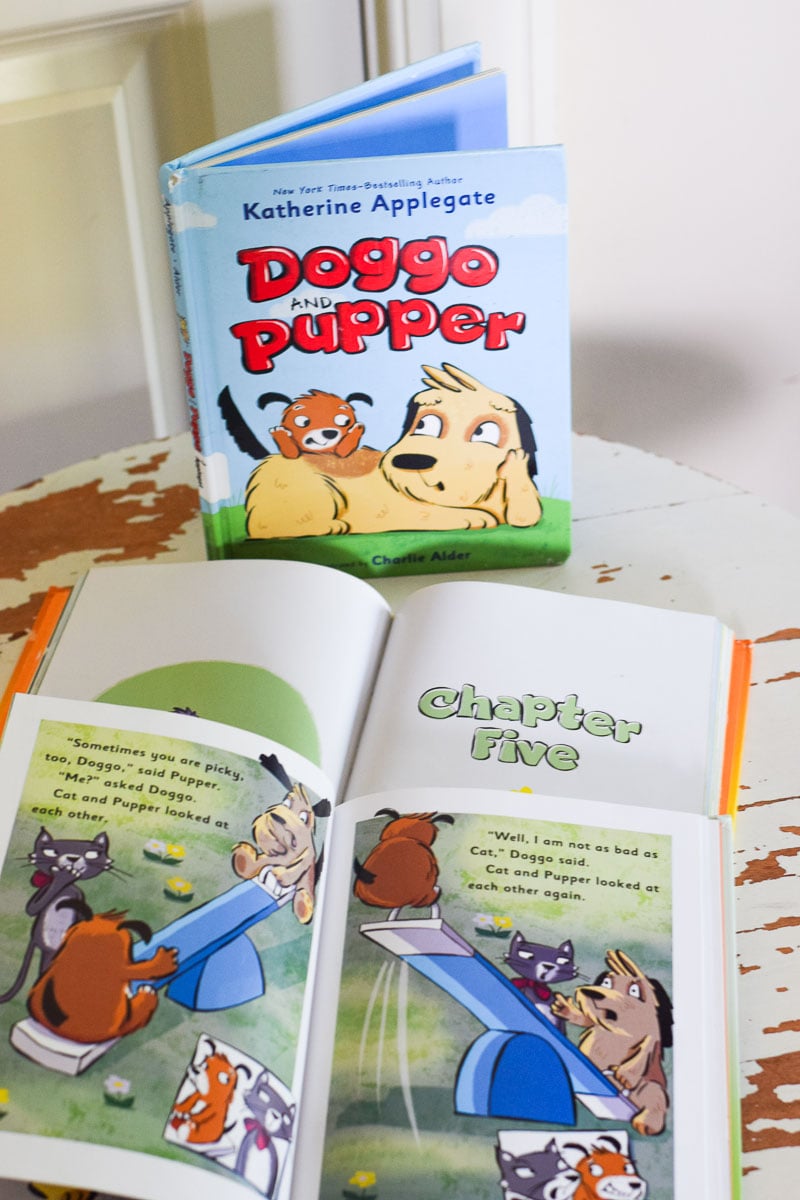 A Peek Inside Doggo and Pupper Books