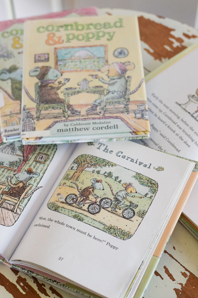 A Peek Inside 
Cornbread and Poppy Books