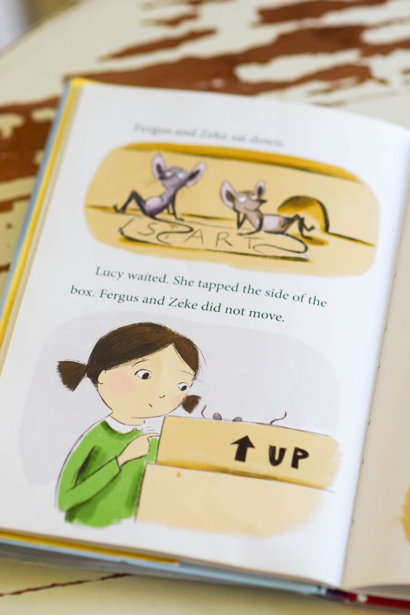 Inside Pages of "Fergus and Zeke at the Science Fair"