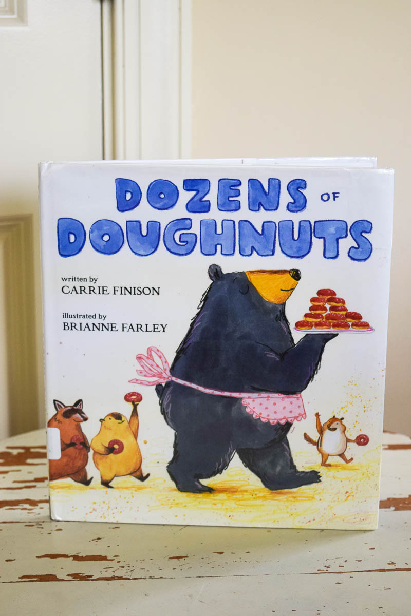 Front Cover of Children's Book: Dozens of Doughnuts