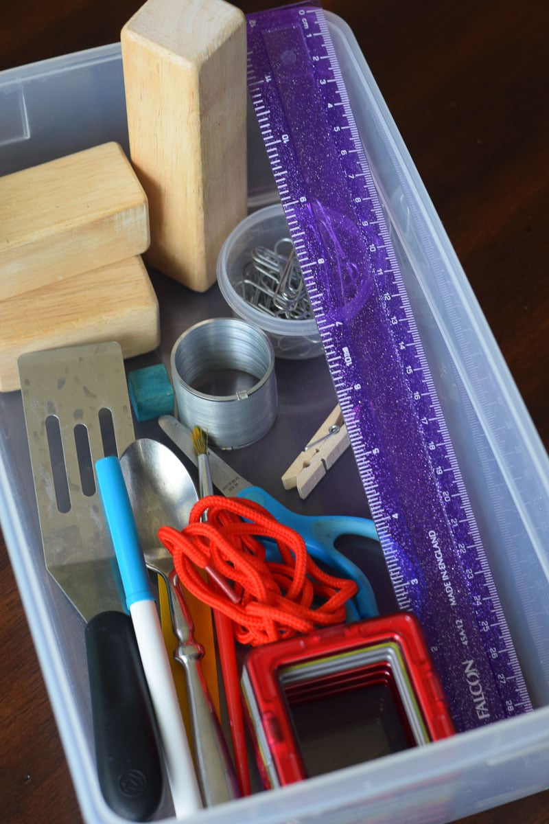 Items for a Science Experiment