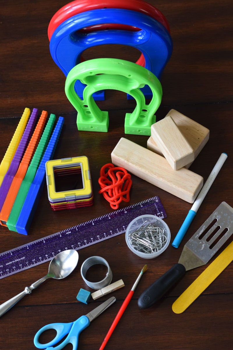 Items for a Science Experiment about Magnets