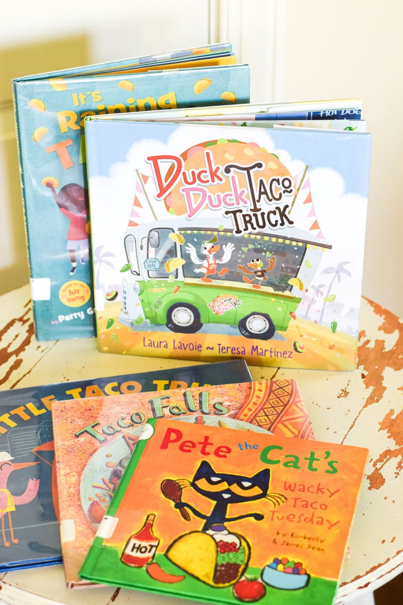 Kids Books Sitting on a Table