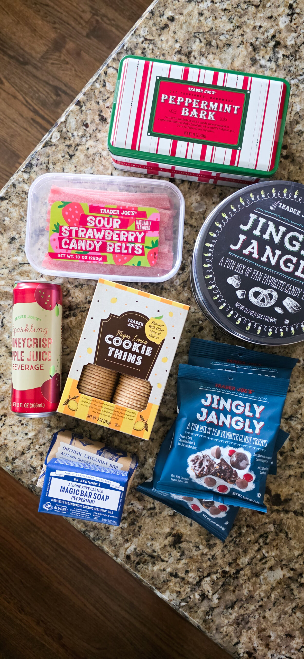 Holiday Snacks Laying on Top of Kitchen Counter Top