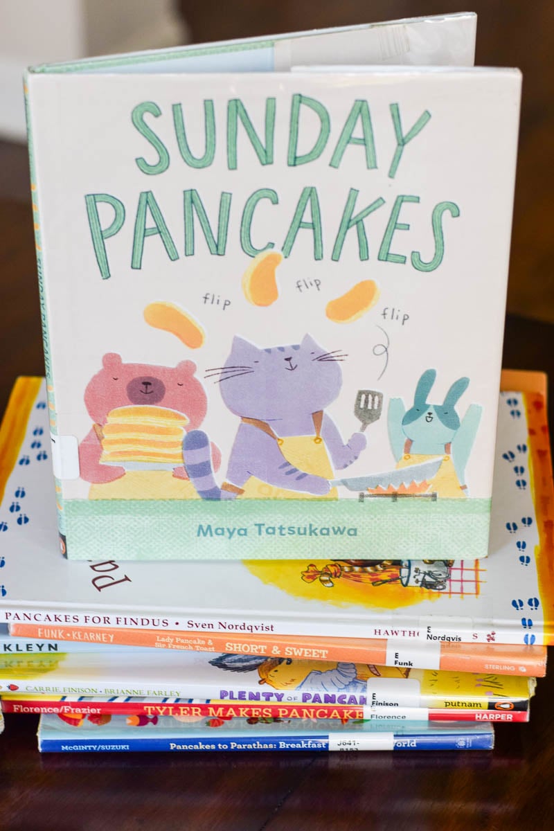 Front Cover of Library Books for Kids - All about Pancakes!