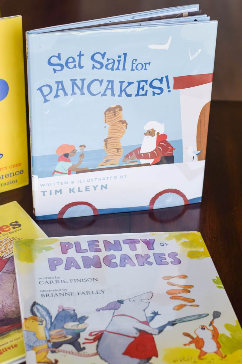 Front Cover of Library Books for Kids - All about Pancakes!