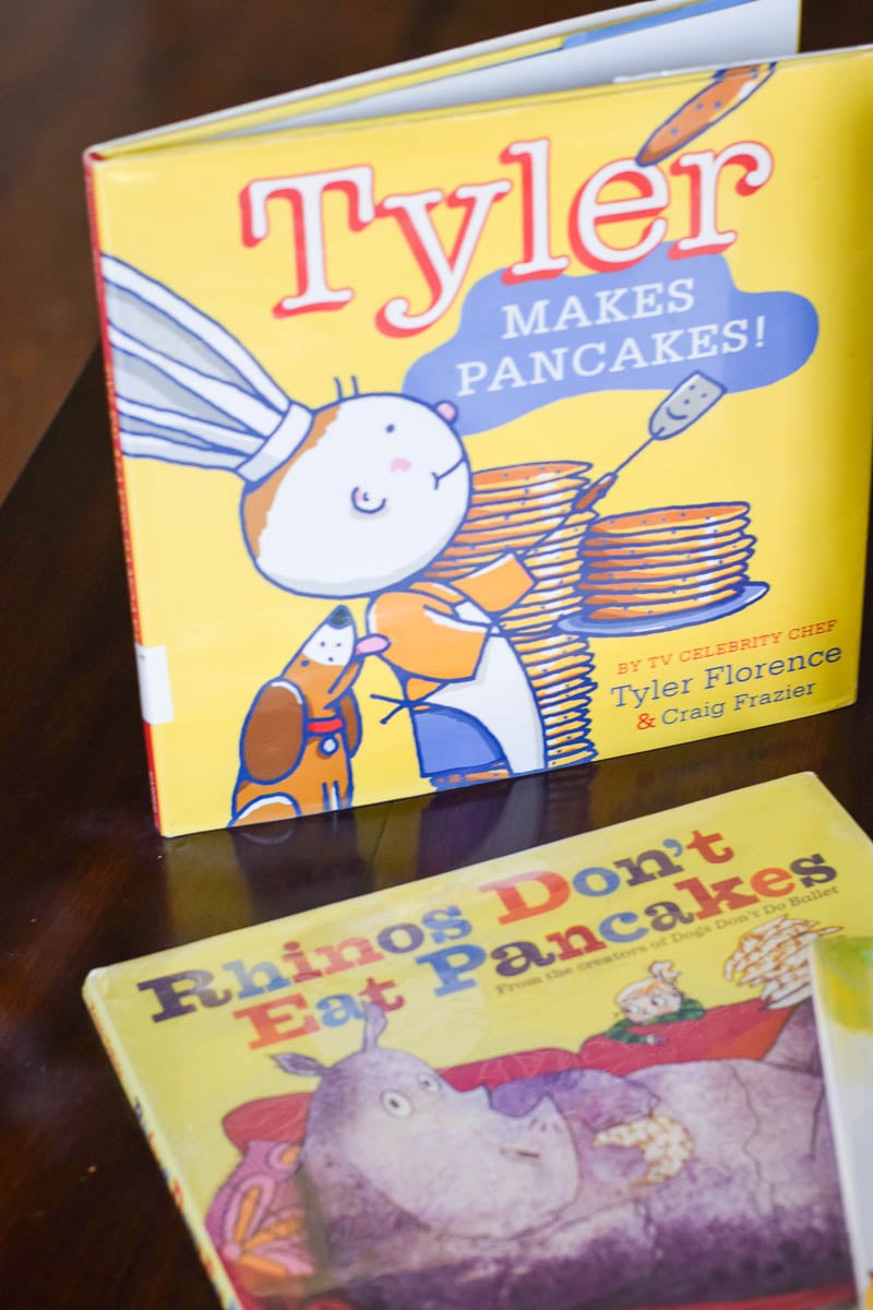 Front Cover of Library Books for Kids - All about Pancakes!