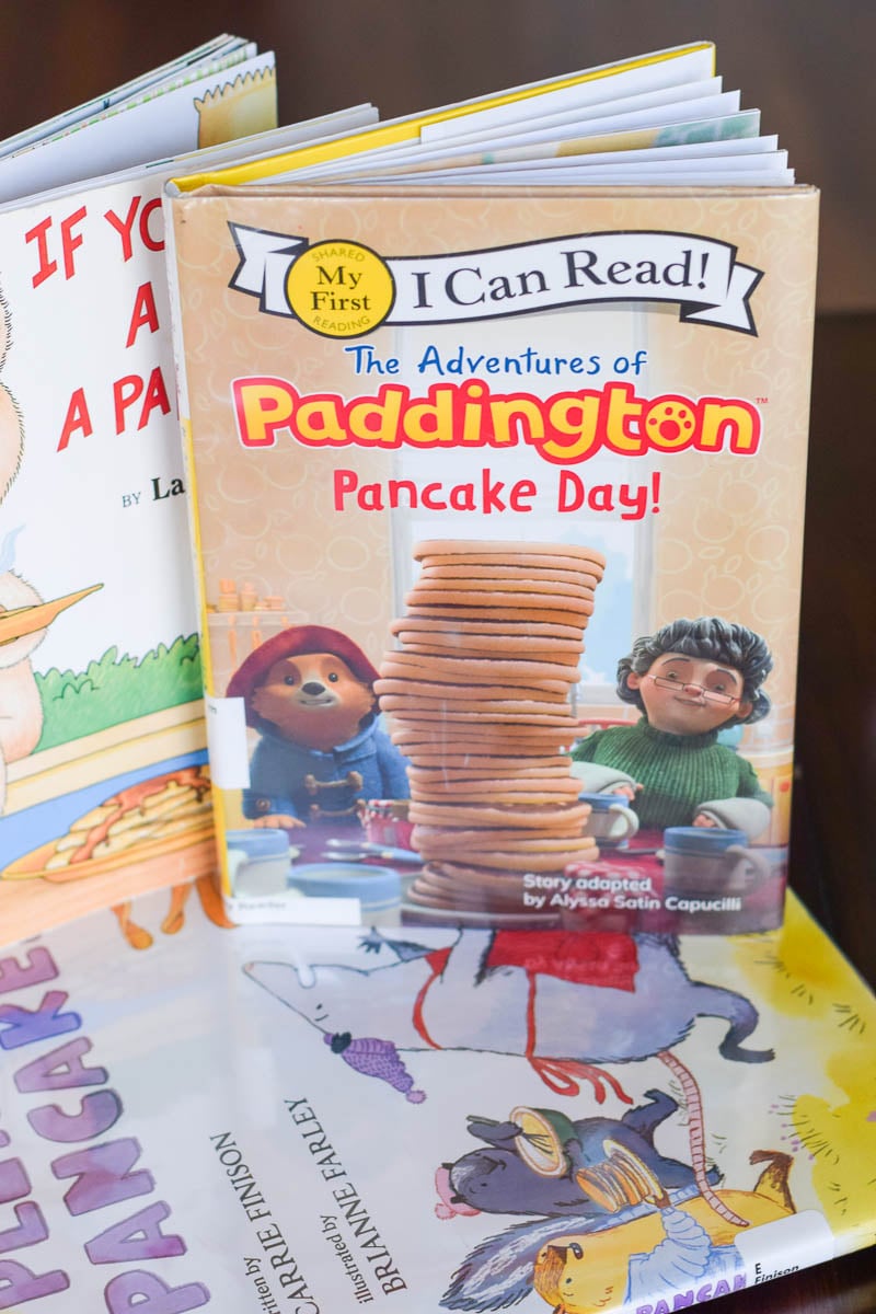 Front Covers of Pancake-Themed Books for Toddlers and Preschoolers