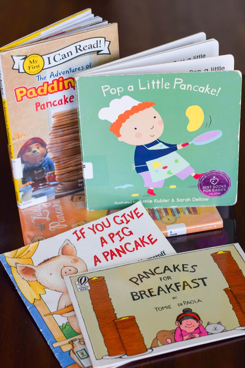 Front Covers of Pancake-Themed Books for Toddlers and Preschoolers