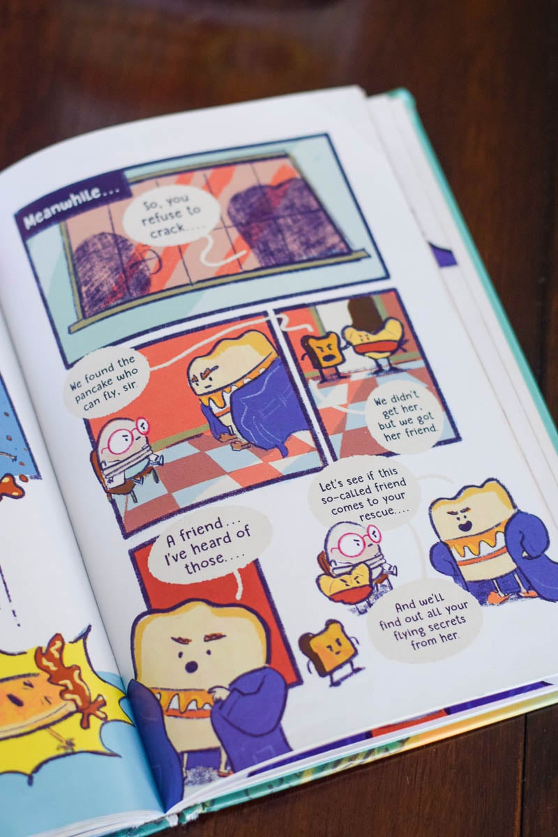 Front Cover of Graphic Novel: "Super Pancake"