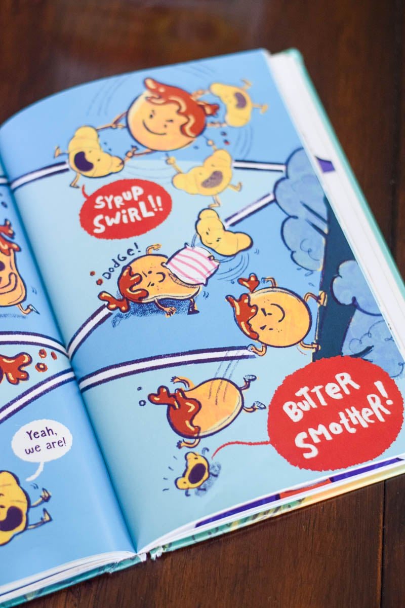 Front Cover of Graphic Novel: "Super Pancake"