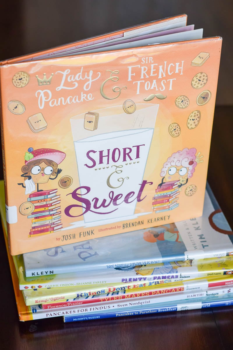 Front Cover of Library Books for Kids - All about Pancakes!