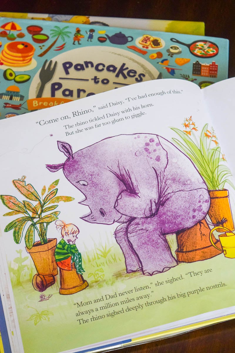 Inside Pages of Rhinos Don't Eat Pancakes