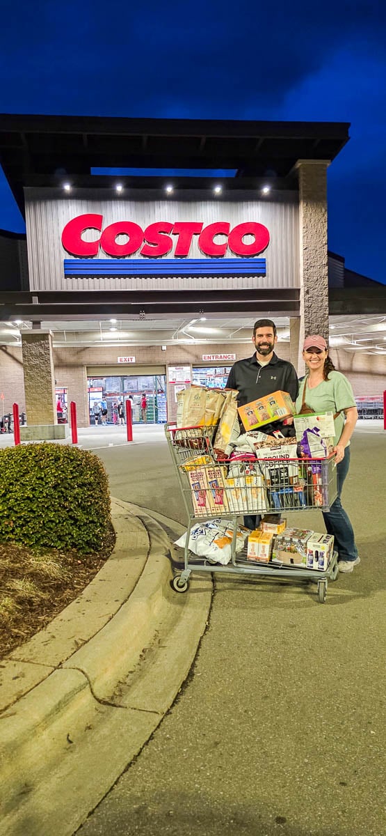 Mom and Dad Shopping at Costco