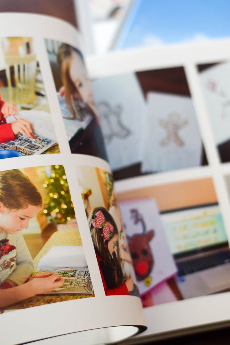 Inside Photo Pages of a Shutterfly Album