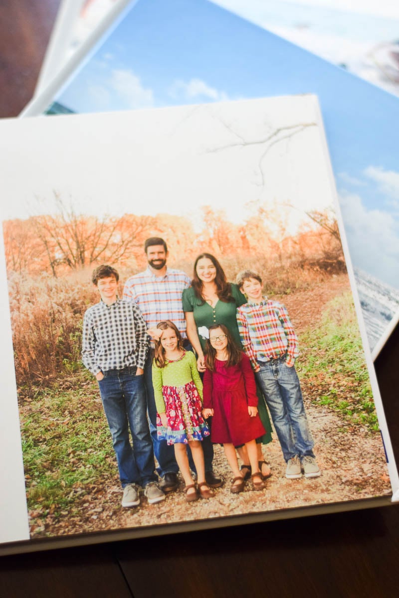 Inside Photo Pages of a Shutterfly Album