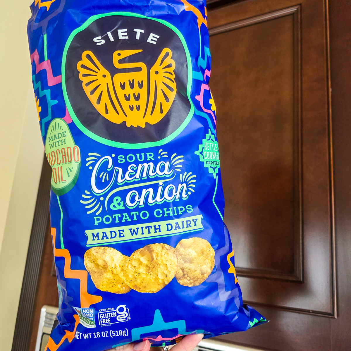 Siete Sour Cream and Onion Potato Chips