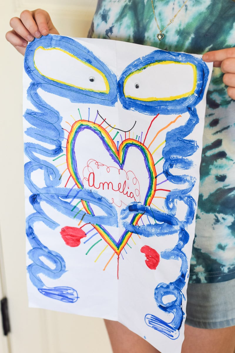 Create-a-Creature Cursive Writing Activity